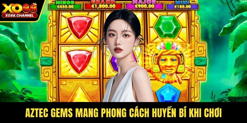 Aztec Gems mang phong cách huyền bí khi chơi