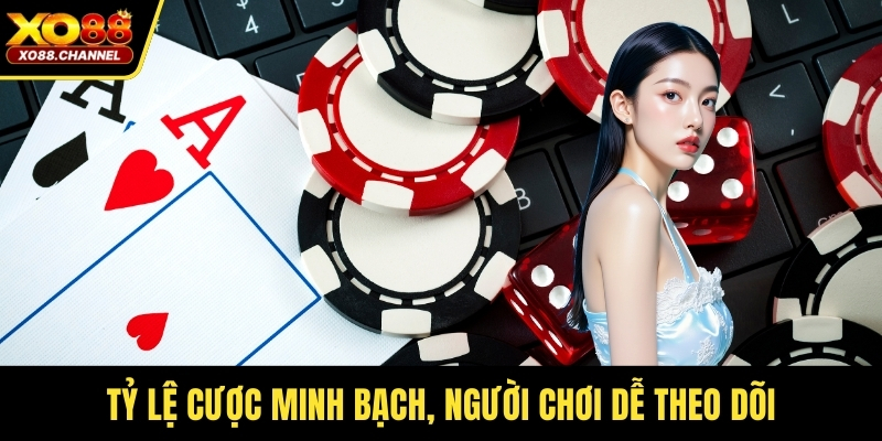 Tỷ lệ cược minh bạch, người chơi dễ theo dõi